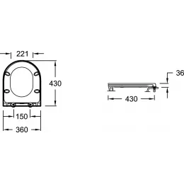 Комплект унитаза с инсталляцией Rodin глубина унитаза 52см, клавиша хром глянец, с микролифтом, безободковый E21749RU-00 Jacob Delafon