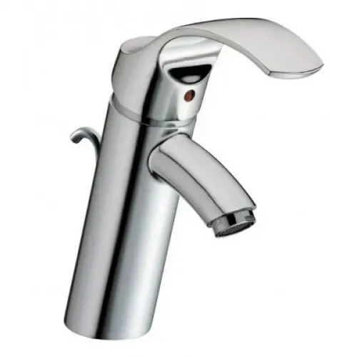Смеситель для умывальника Saluto высокий, неповоротный излив, с донным клапаном E72085-CP Jacob Delafon