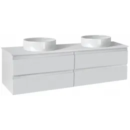 Модуль под раковину Madeleine 124х49,2х47,6 см, 4 ящика, белый матовый, для 2 раковин EB2085-J51 Jacob Delafon