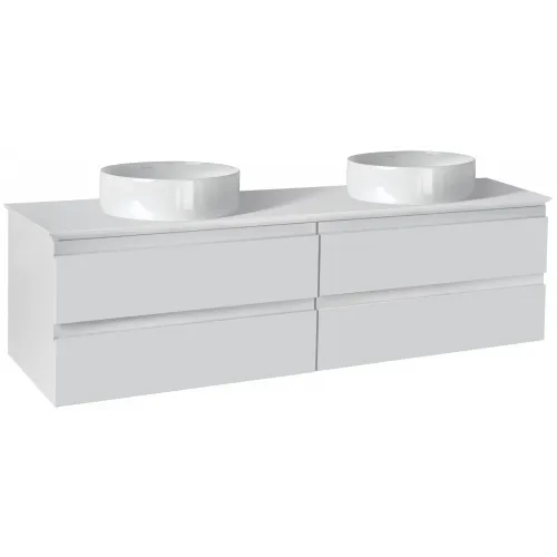 Модуль под раковину Madeleine 124х49,2х47,6 см, 4 ящика, белый матовый, для 2 раковин EB2085-J51 Jacob Delafon