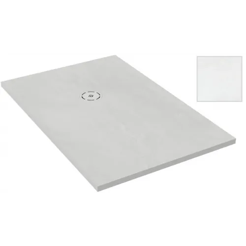 Поддон Singulier 120х90х3 см, белый, матовый, антискользящее покрытие, прямоугольный, Neoroc E67023-SHM Jacob Delafon