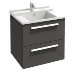 Модуль под раковину Struktura 57х47х56 см, серый антрацит, 2 выдвижных ящика EB1276-N14 Jacob Delafon
