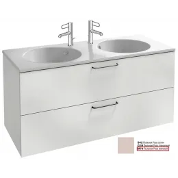 Модуль под раковину Odeon Rive Gauche 120х50,8х56,8 см, 2 ящика, черные ручки, пыльная роза матовый EB2525-R9-M78 Jacob Delafon