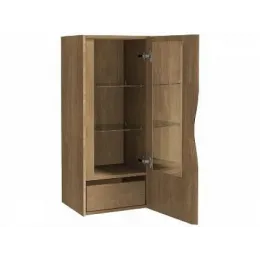 Шкаф Stillness 41х34,5х96 см, белый блестящий лак, 2 полки, внутренний ящик и внутреннее зеркало, правый EB2006D-G1C Jacob Delafon