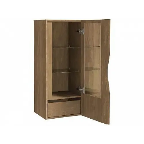 Шкаф Stillness 41х34,5х96 см, белый блестящий лак, 2 полки, внутренний ящик и внутреннее зеркало, правый EB2006D-G1C Jacob Delafon