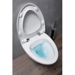 Комплект унитаза с инсталляцией Nouvelle Vague с механизмом экономии воды, с микролифтом, безободковый, быстросъемное, с кнопкой E5504-NF-M35 Jacob Delafon