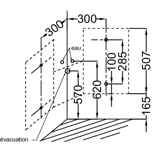 Модуль под раковину Odeon Up 67,9х48х50,7 см, 2 дверцы, 1 полка, ледяной коричневый глянцевый, установка в угол EB864-N23 Jacob Delafon