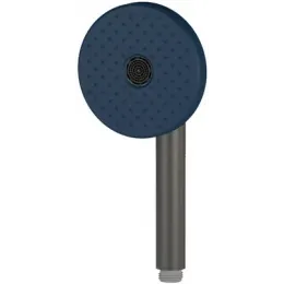 Душевая лейка Nouvelle Vague синий/черный матовый, 2 режима, чёрный цвет, без шланга E27796-BLE-BLV Jacob Delafon