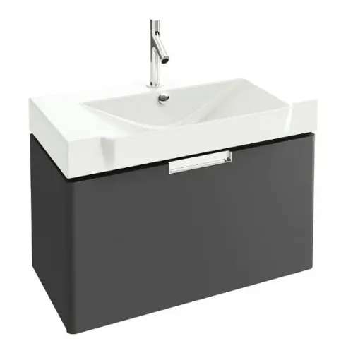 Модуль под раковину Reve 79х38х44,5 см, серый антрацит лак EB1131-442 Jacob Delafon
