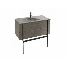 Мебельная раковина Nouvelle Vague 81х51 см, кашемир, шлифованная нижняя кромка, 1 отверстие для смесителя EXAR112-Z-MK4 Jacob Delafon