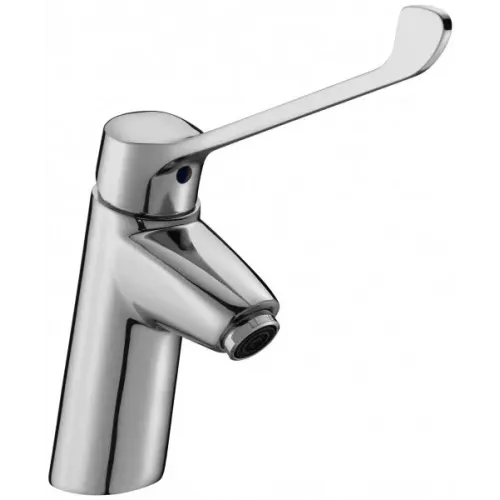 Смеситель для умывальника Easy неповоротный излив, без донного клапана, холодный старт E18162-CP Jacob Delafon