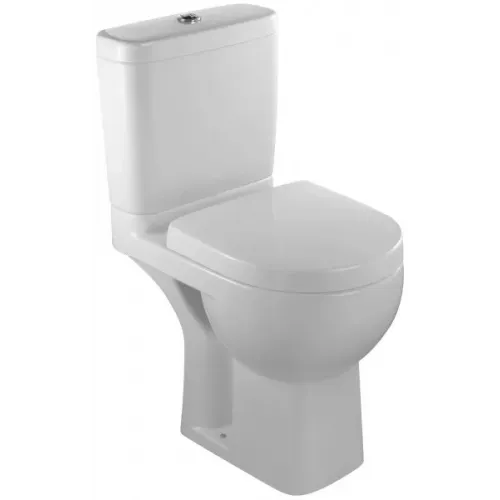 Унитаз-компакт Odeon Up 41х60 см, боковая подводка, горизонтальный выпуск, с сиденьем E0374-00 Jacob Delafon