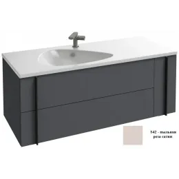 Модуль под раковину Nouvelle Vague 120х50,7х45,5 см, 2 ящика, пыльная роза сатин EB3036-S42 Jacob Delafon