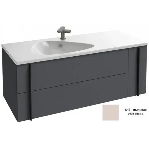 Модуль под раковину Nouvelle Vague 120х50,7х45,5 см, 2 ящика, пыльная роза сатин EB3036-S42 Jacob Delafon