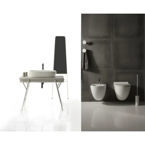 Комплект унитаза с крышкой GALASSIA KIT DREAM 7317MT Slim