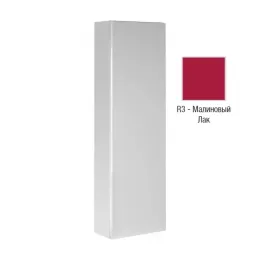 Шкаф Rythmik 30х13,5х96 см, малиновый блестящий, 2 стеклянные полки, 1 фиксированная, 1 дверца, шарниры слева, левый EB1059G-R3 Jacob Delafon