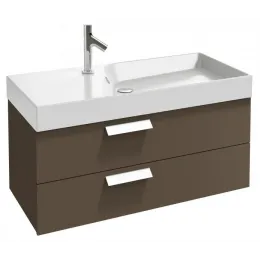 Модуль под раковину Rythmik 99,5х45х42,4 см, светло-коричневый блестящий, для раковины-столешницы, 2 выдвижных ящика EB1304-G80 Jacob Delafon