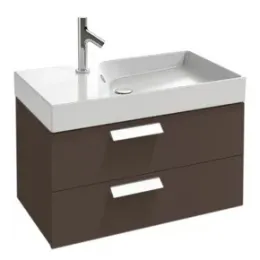 Модуль под раковину Rythmik 79,5х45х42,4 см, светло-коричневый блестящий лак, 2 ящика EB1303-G80 Jacob Delafon