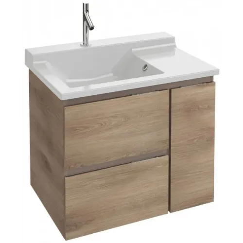 Модуль под раковину Soprano 76х53,5х63,4 см, 2 ящика + 1 дверца, сливовый EB1330-N04 Jacob Delafon