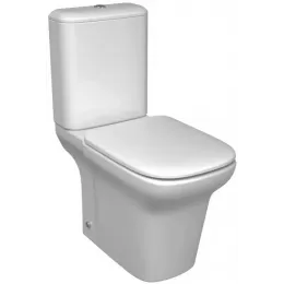 Унитаз-компакт Vox 36х66,5 см, 3/6 л, нижняя подводка, универсальный выпуск, безободковый, без сиденья UJN102-00+ETM212-00 Jacob Delafon