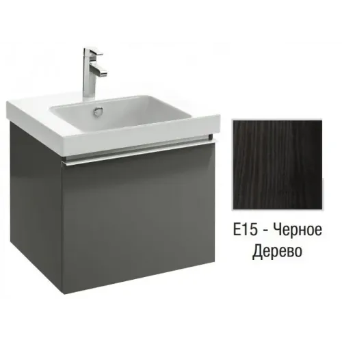 Модуль под раковину Odeon Up 57х48,5х45 см, черное дерево EB877-E15 Jacob Delafon