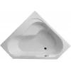 Акриловая ванна Bain-douche 145х145 см, с антискользящим покрытием, правосторонняя, угловая симметричная E6221-00 Jacob Delafon