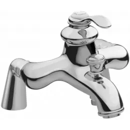 Смеситель на горизонтальную поверхность (деку) с изливом Fairfax одноручковый, встраиваемый,без донного клапана, термостатический, без выхода на душ, на 2 отв., термостат E71091-CP Jacob Delafon