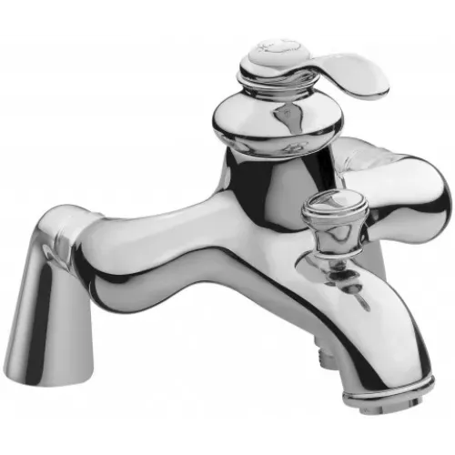 Смеситель на горизонтальную поверхность (деку) с изливом Fairfax одноручковый, встраиваемый,без донного клапана, термостатический, без выхода на душ, на 2 отв., термостат E71091-CP Jacob Delafon