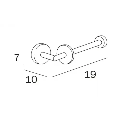 Держатель туалетной бумаги INDA FORUM A36250CR