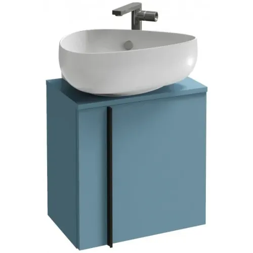 Модуль под раковину Nouvelle Vague 45х30х46,8 см, шарниры справа, 1 полка, аквамарин матовый EB3045D-M43 Jacob Delafon