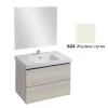 Комплект мебели для ванной Odeon Up 80 см, жасмин сатин, подвесной монтаж E4796-00+EB1098-NF+EB895-S24 Jacob Delafon