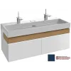 Модуль под раковину Terrace 120х48х38 см, темно-синий глянцевый, верхний ящик из цельного дерева, система push-to-open EB1188-G98 Jacob Delafon
