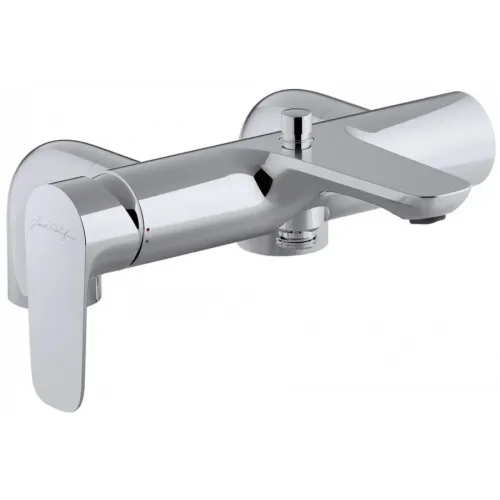 Смеситель на горизонтальную поверхность (деку) с изливом Aleo с выходом на душ (без лейки), на 2 отв. E72283-CP Jacob Delafon