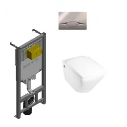 Комплект с инсталляцией Escale с микролифтом E29025-NF+E29027-CP+E1306-00 Jacob Delafon