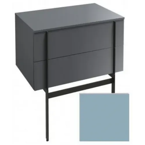 Тумба для ванной Nouvelle Vague аквамарин сатин, подвесной монтаж 80х51,2 см EB3054-M43 Jacob Delafon