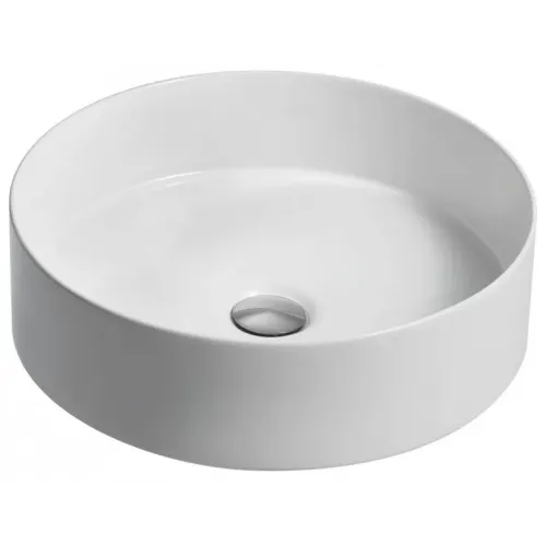 Накладная раковина Delta Pure 41х41х12 см, без отверстия перелива, санфарфор EVR002-00 Jacob Delafon