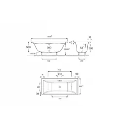 Акриловая ванна Evok 180х80 см E60269RU-00 Jacob Delafon