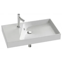 Комплект мебели для ванной Rythmik 80 см, светло-коричневый блестящий, 2 выдвижных ящика, с подсветкой, с подсветкой, подвесной монтаж EB796RU-G80+EXO112-Z-00+EB1303-G80 Jacob Delafon