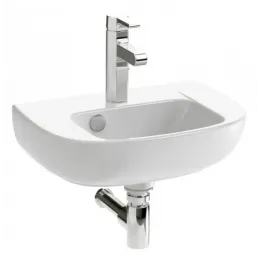 Подвесная раковина Odeon Up 45х32х10,2 см, 1 отверстие для смесителя, санфарфор E4760-00 Jacob Delafon