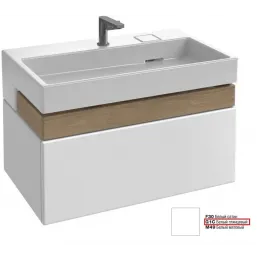 Модуль под раковину Terrace 80х48х38 см, 2 розетки, белый блестящий, 2 ящика, система push-to-open EB1731RU-G1C-G1C Jacob Delafon