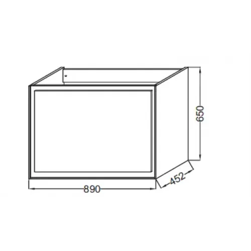 Модуль под раковину Rythmik pure 89х45,2х65 см, оливковый матовый EB1771-M47 Jacob Delafon