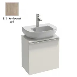 Модуль с раковиной Odeon Up 45 см, квебекский дуб, правосторонний, подвесной монтаж E4760-00+EB999D-E10 Jacob Delafon