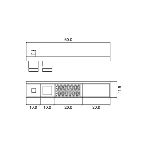 Набор аксессуаров INDA INDISSIMA BARRA 600DNS51N Calacatta