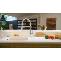 Смеситель для кухни с выдвижной лейкой Spirale холодный старт E23310-CP Jacob Delafon