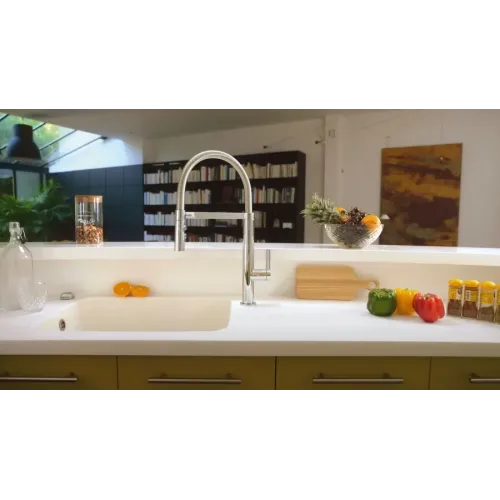 Смеситель для кухни с выдвижной лейкой Spirale холодный старт E23310-CP Jacob Delafon