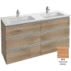Модуль под раковину Vox 140х46х73,4 см, 6 ящиков, ореховое дерево EB2040-RA-E16 Jacob Delafon