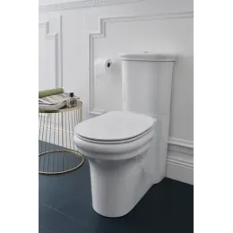 Унитаз-компакт Cleo 1889 37х67 см, универсальный выпуск, нижняя подводка, безободковый, без сиденья ETAC212-0+UJAC102-0 Jacob Delafon