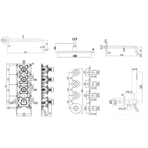 Комплект для ванны PAFFONI Modular Box KITMB019HGSP046KING
