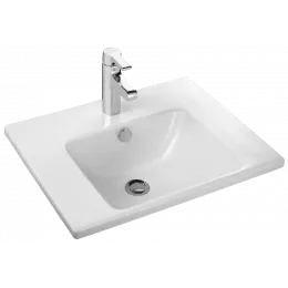 Накладная раковина Odeon Up 56х44х13 см, санфарфор, с отв. под смеситель E4756-00 Jacob Delafon