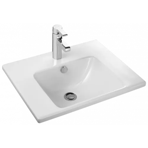 Накладная раковина Odeon Up 56х44х13 см, санфарфор, с отв. под смеситель E4756-00 Jacob Delafon
